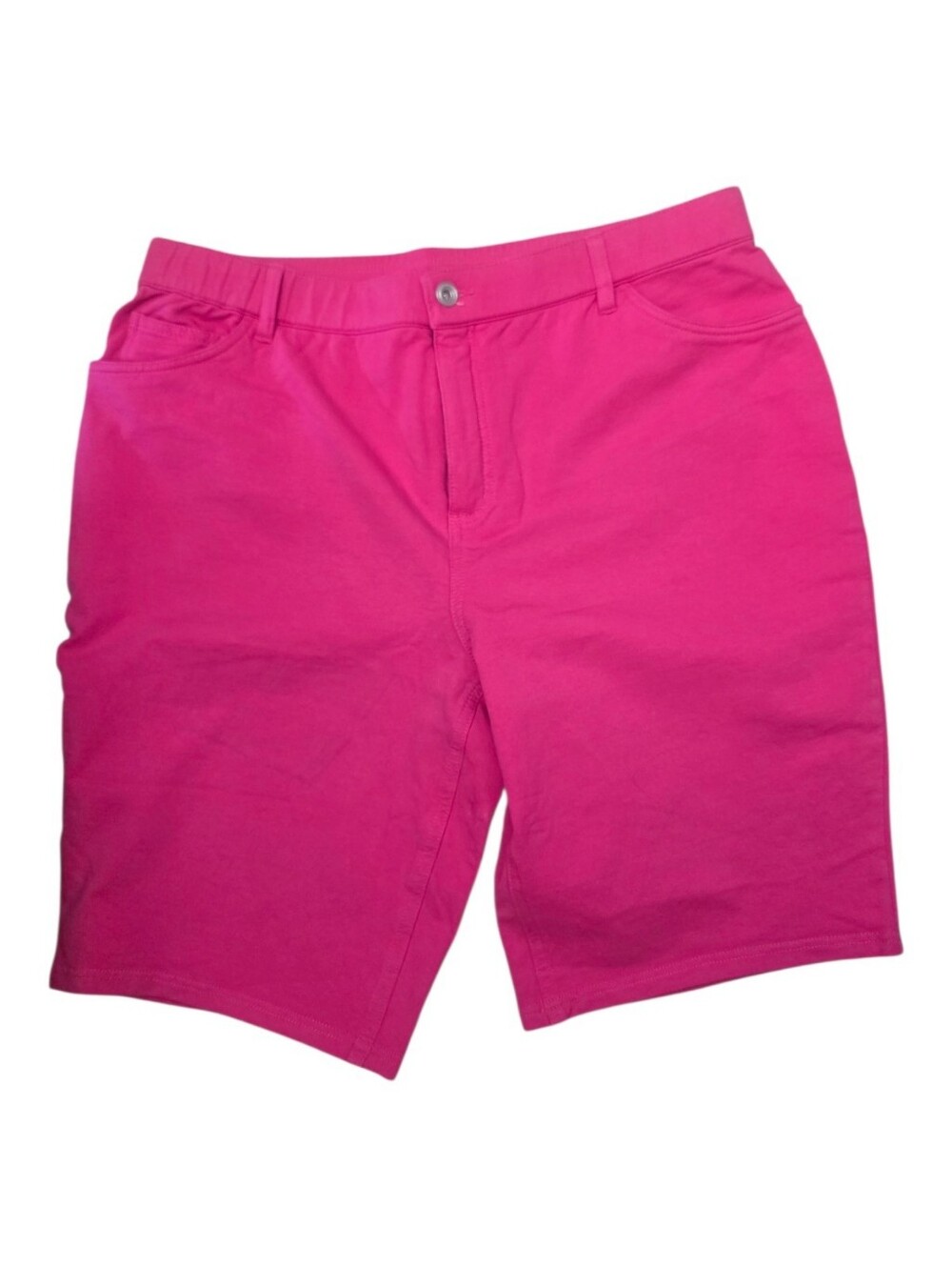 D & Co. Hot Pink Casual Shorts, Size 18W, Like New